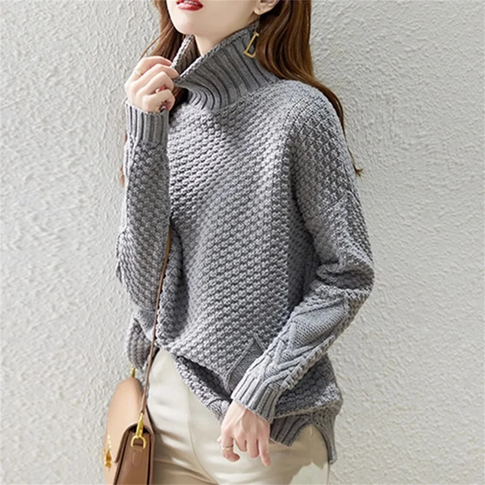 Fiora Honeycomb-Knit Sweater